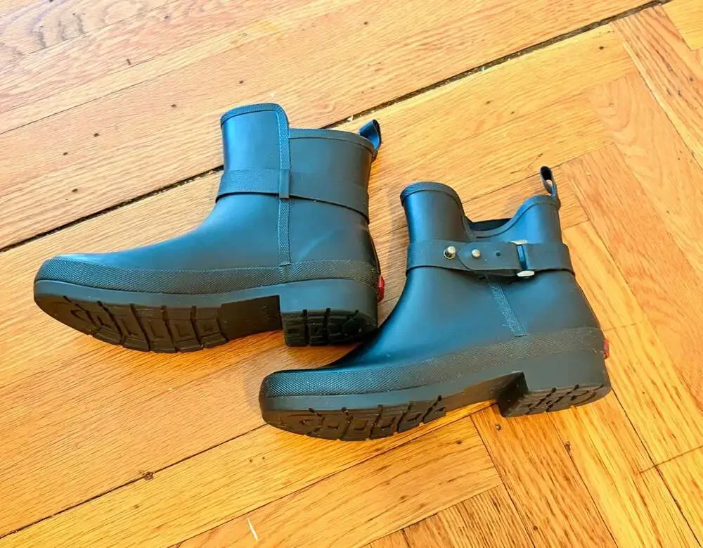 Chooka Sidewalk Waterproof Rubber Ankle Rain Booties Spring Rain 8 Whimsigoth
